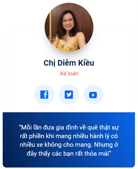 Khách hàng Diễm Kiều tại Taxi Thủy Nguyên Hải Phòng