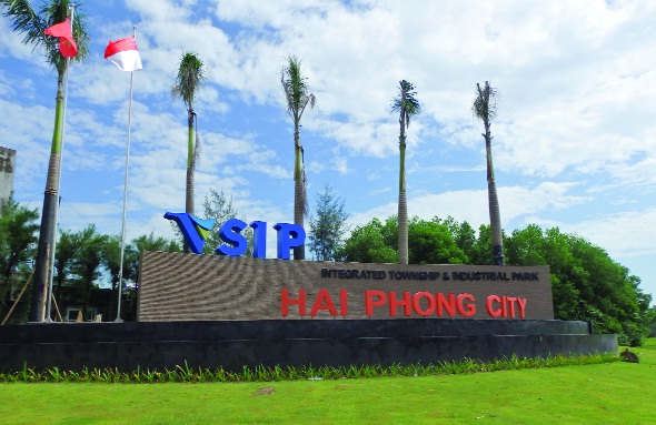 Cổng khu công nghiệp VSIP Hải Phòng